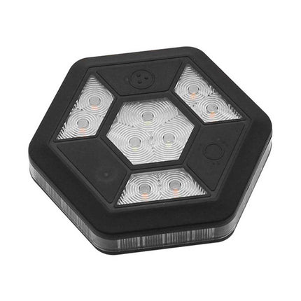 360° Rotating Magnetic LED Car Warning Light - High Visibility Flashing Safety Beacon