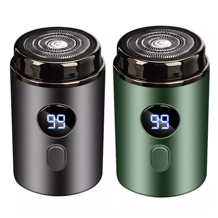 Mini USB Rechargeable Electric Razor for Men with Digital Display Portable
