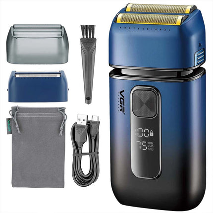 Electric Foil Shaver for Men Cordless Waterproof Shaving Machine Skin Fade
