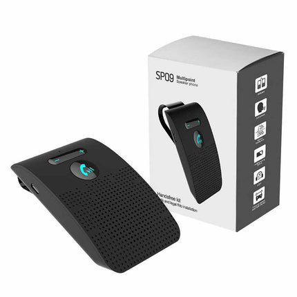 Bluetooth Sun Visor Speakerphone | Wireless Hands-Free Car Kit for Safe Driving & Crystal Clear Calls