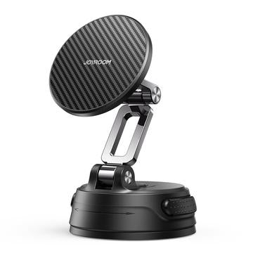 Foldable Magnetic Car Holder β Suction Cup Base, Black