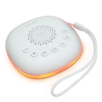 Portable White Noise Sound Machine 20 Sounds with RGB Light for Sleep Adults & Kids