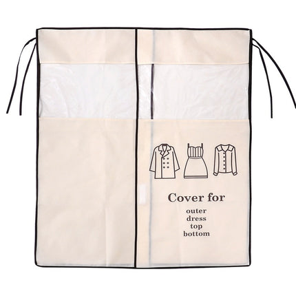 Clear Clothes Rail Cover Hanging Garment Rack Storage Protector for Coats