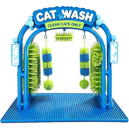Cat Wash Grooming Station & Car Wash Scratcher for Cats