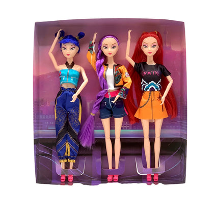 3X Cosplay Kpop Demon Hunters Movable Joint Doll Figure