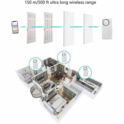 Wireless Fridge Door Delay Alarm – Home Security Sensor