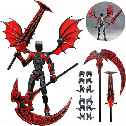 3D Printed Robot Action Figure Collectible Model Toy