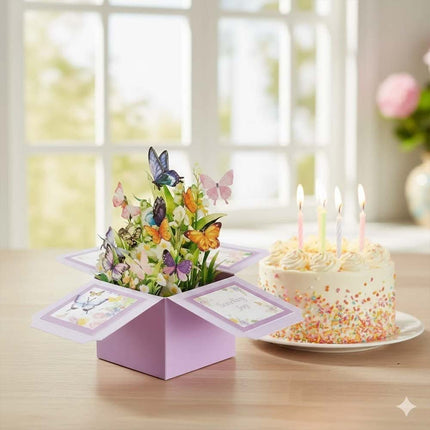 3D Pop Up Birthday Card for Her – Mum, Daughter, Wife, Niece