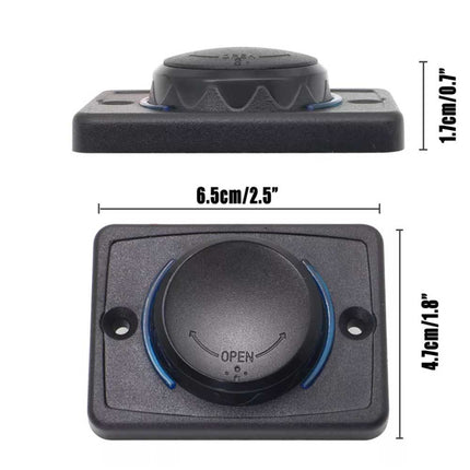 Dual QC3.0 USB Car Fast Charger 3.1A 12/24V Socket Panel for Caravan RV
