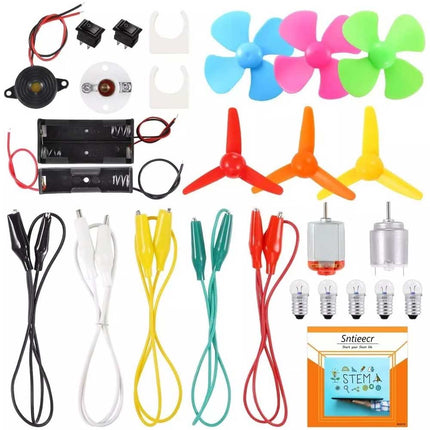 Electric Circuit Motor Kit, Science Experiment Educational STEM Toy
