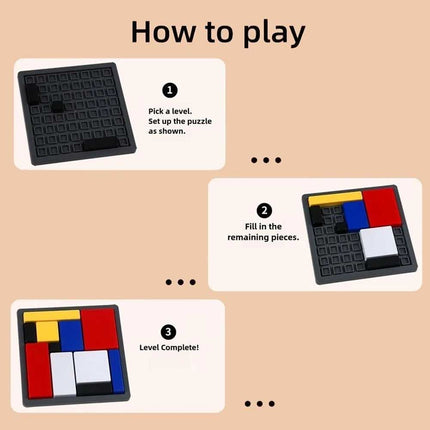 88 Challenges Logic Puzzle Brain Teaser Game 4 Difficulty Levels for Kids & Adults