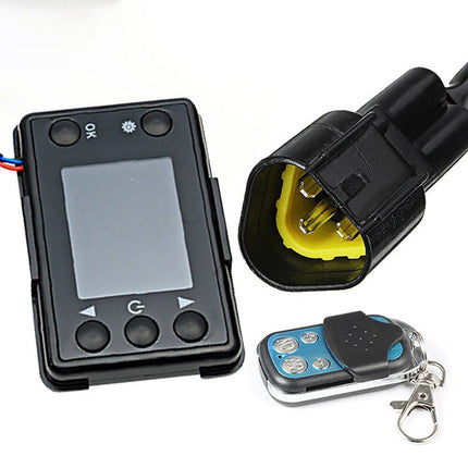 12V/24V Diesel Parking Heater Controller: LCD Switch + Remote Control for Truck, Van, RV Air Heater