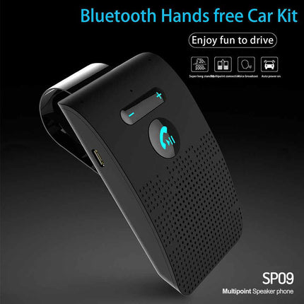 Bluetooth Sun Visor Speakerphone | Wireless Hands-Free Car Kit for Safe Driving & Crystal Clear Calls