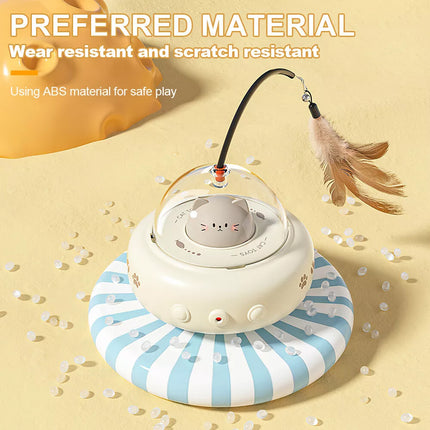 Automatic Smart Interactive LED Laser Teasing Cat Toy for Indoor Pets