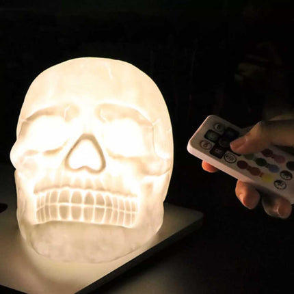 7 Colors Skull Night Light Touch/USB/Remote Bedside Lamp