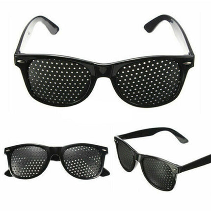 2 Pairs Anti-Fatigue Pinhole Glasses – Improve Eyesight, Reduce Eye Strain