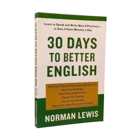 30 Days to Better English Language Learning Book