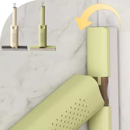 Foldable Hand-Wash Mini Mop, Portable Self-Wringing Small Mop for Kitchen