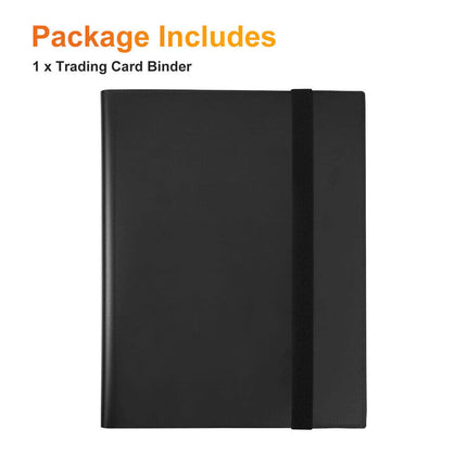 9-Pocket Trading Card Binder Zip Cover with Strap