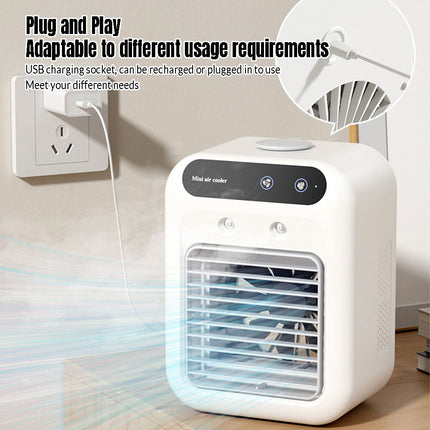 Portable Personal Air Conditioner Cool Mist Fan for Bedroom & Camping