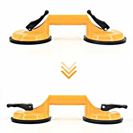 110kg Heavy Duty Dual Suction Cup Aluminium Glass Lifter & Dent Puller