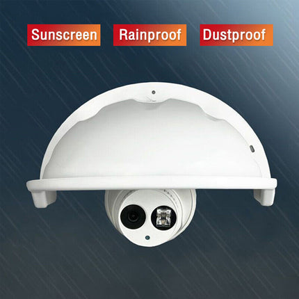 Weatherproof Rain Cover & Sun Shade for Outdoor Dome Security Camera