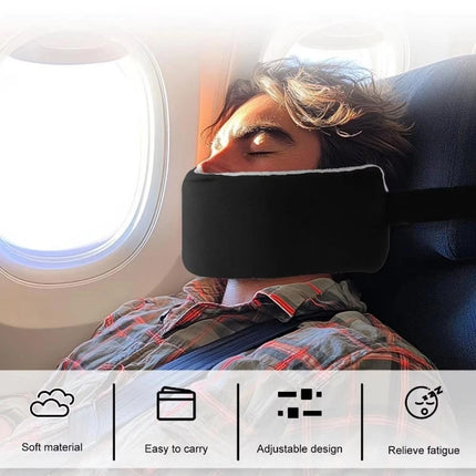 Portable Travel Neck Support Pillow with Strap for Airplane Head Rest