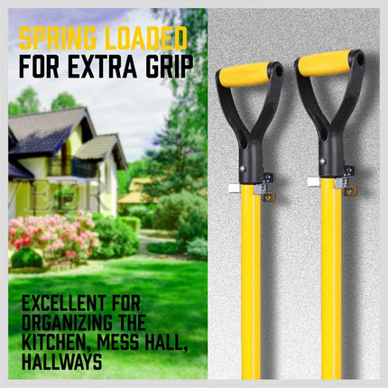 10PCS Heavy Duty Wall Mount Terry Clips - Snap Open/Closed