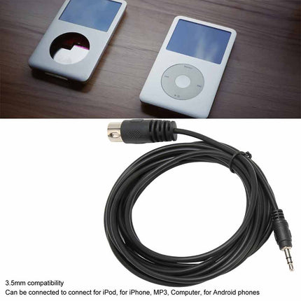 7-Pin DIN MIDI Male to 3.5mm Male Stereo Cable - 1.5m HiFi Plug & Play