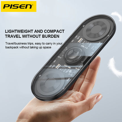 3-in-1 Transparent Wireless Charging Station for iPhone AirPods & Watch