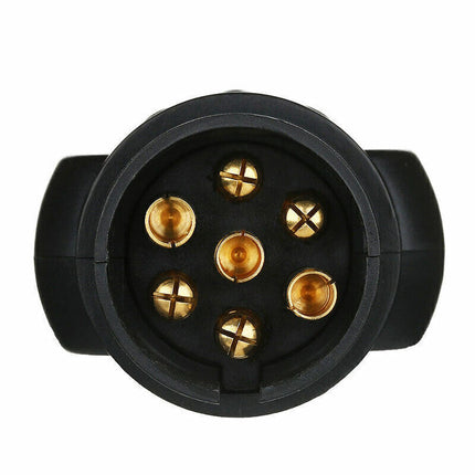 7-Pin Trailer Light Tester - Tow Bar Socket Circuit Diagnostic Tool for Caravans & Trailers