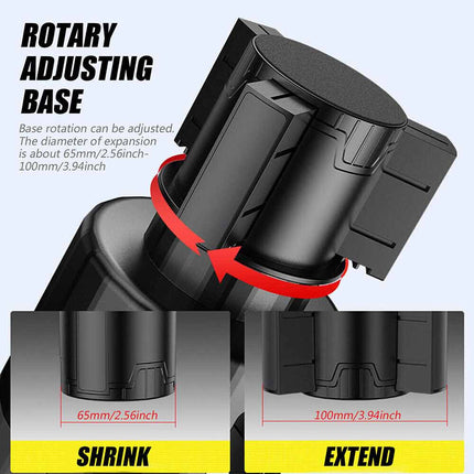 Universal Car Cup Holder Expander Adapter for Big Cups, Water Bottles & Large Drinks | Stable Fit for Diameters up to 105mm
