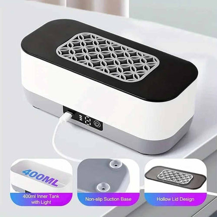 Rechargeable Ultrasonic Cleaner Machine for Watch Jewellery & Glasses