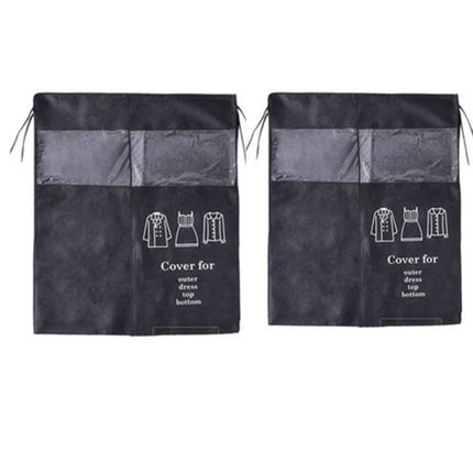 Clear Clothes Rail Cover Hanging Garment Rack Storage Protector for Coats