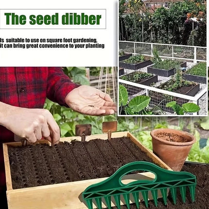 3pcs Garden Hand Dibber Hole Punch Tool for Sowing & Planting Seeds