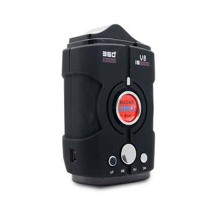 360° Full-Band Radar & Laser Detector with Voice Alerts