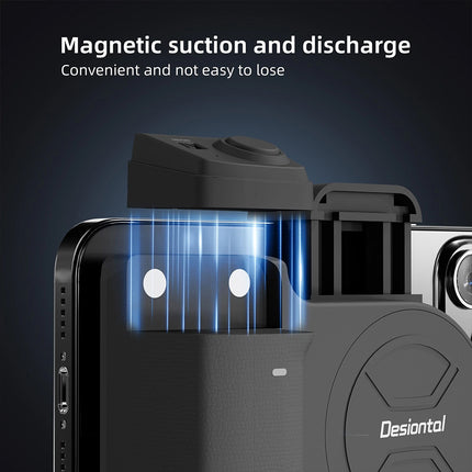 Universal Bluetooth Camera Grip Selfie Shutter Stabilizer for Smartphones