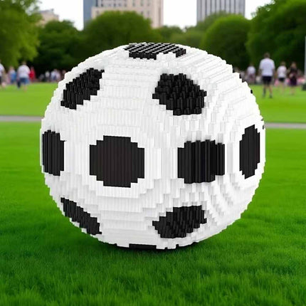 9.5CM Football Building Blocks Set Creative Educational Soccer Model Toy