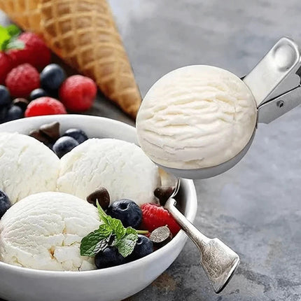Multifunctional Stainless Steel 2-in-1 Ice Cream Scoop & Dessert Maker