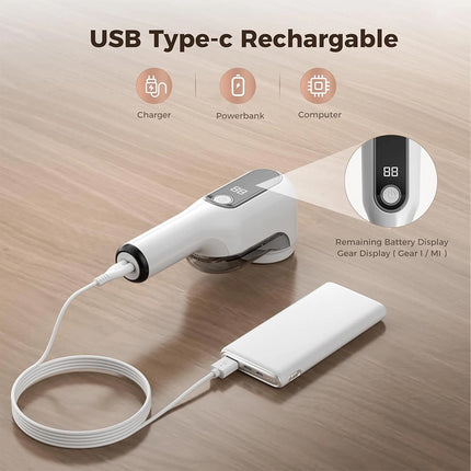 Electric Lint Remover Portable Fluff Shaver for Clothes Fabric Debobbler Fuzz Trimmer Rechargeable