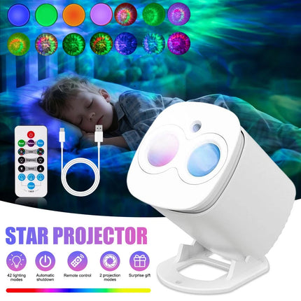Smart Nebula Galaxy Projector Starry LED Night Light for Ceiling & Wall