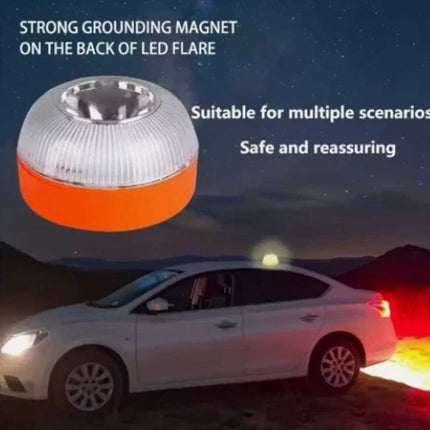 V16 Magnetic Strobe Light - Super Bright, Ultra-Strong Magnet for Emergency & Vehicle Safety