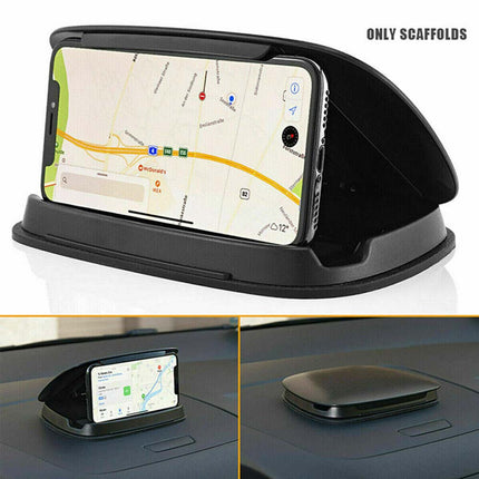 Universal Car Phone Holder [3-6 Inch] - Anti-Slip Dash Mount for GPS & Easy One-Hand Use