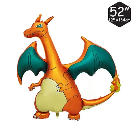 52" Giant Foil Dragon Balloon Kids Cartoon Party Birthday Decoration
