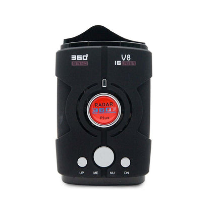 360° Full-Band Radar & Laser Detector with Voice Alerts