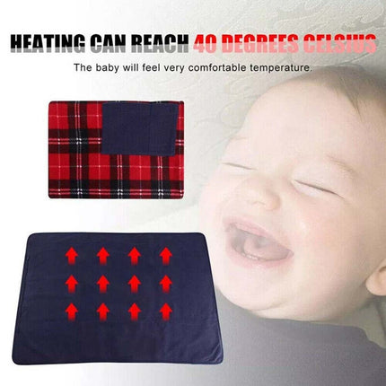Electric Heated Throw Blanket, Fleece Warming Blanket with Timer & Washable Design