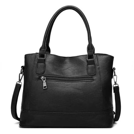 PU Leather Shoulder Tote Bag, Crossbody Purse for Women