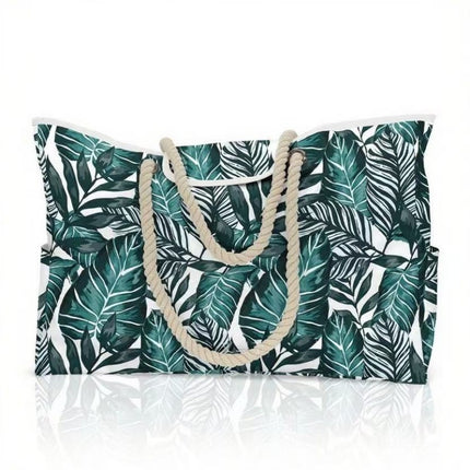 Extra Large Waterproof Beach Tote for Women with Zip for Travel Swim