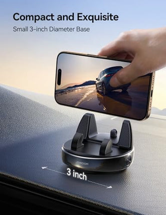 360° Adjustable Car Phone Holder Dashboard Mount for iPhone & Android
