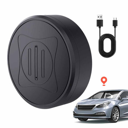 Real-Time GPS Tracker， No Monthly Fee – Mini Magnetic Locator with Geo-Fencing & APP Alerts